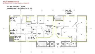 413 Wacouta St, Saint Paul, MN à louer Plan d’étage– Image 1 sur 1