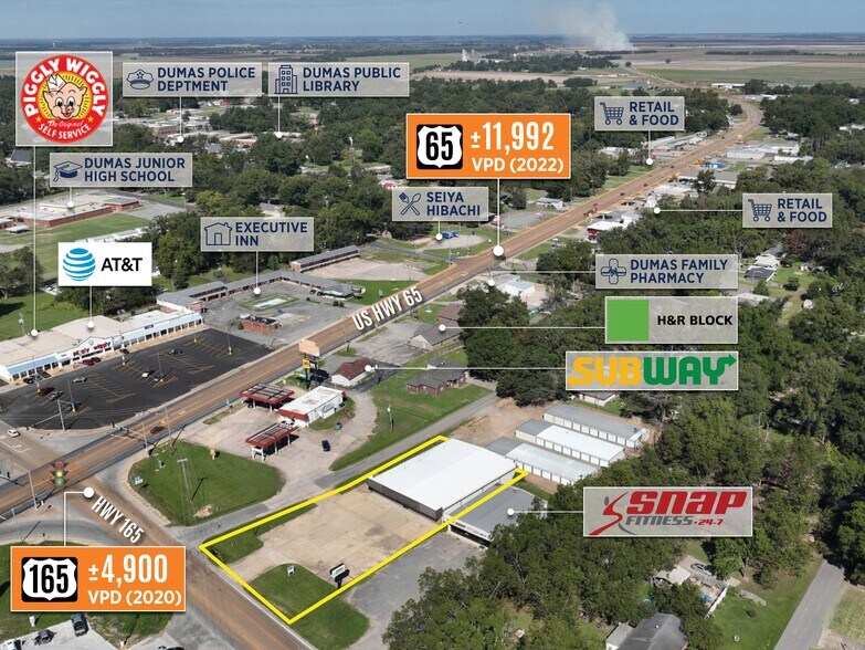 801 Hwy 165, Dumas, AR à vendre - Photo de l’immeuble – Image 3 sur 11