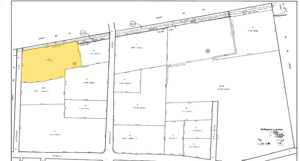 560 Jefferson Ave, Secaucus, NJ à louer - Plan cadastral – Image 2 sur 2