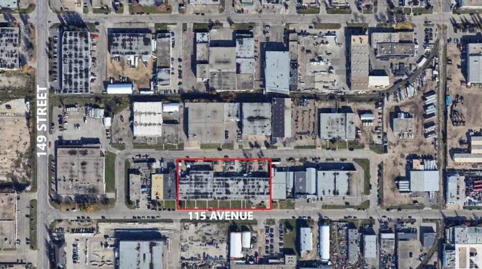 115 115 Av NW, Edmonton, AB à vendre - Aérien – Image 3 sur 3