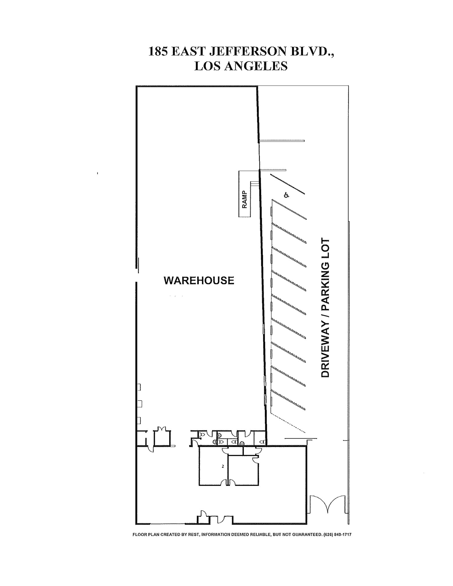 3301 Maple Ave, Los Angeles, CA à louer Plan de site– Image 1 sur 21