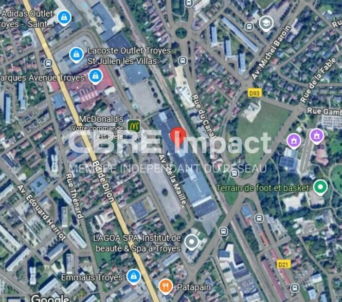 Local d'activités dans Saint-Julien-les-Villas à vendre - Photo de l’immeuble – Image 2 sur 2