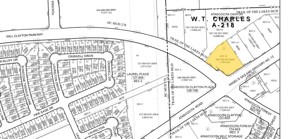 3801 Atascocita Rd, Humble, TX à louer - Plan cadastral – Image 2 sur 2