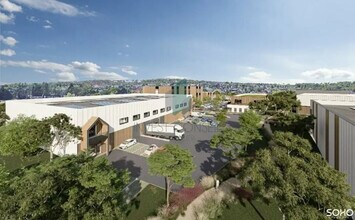 Ézanville - Vue aérienne vue de carte