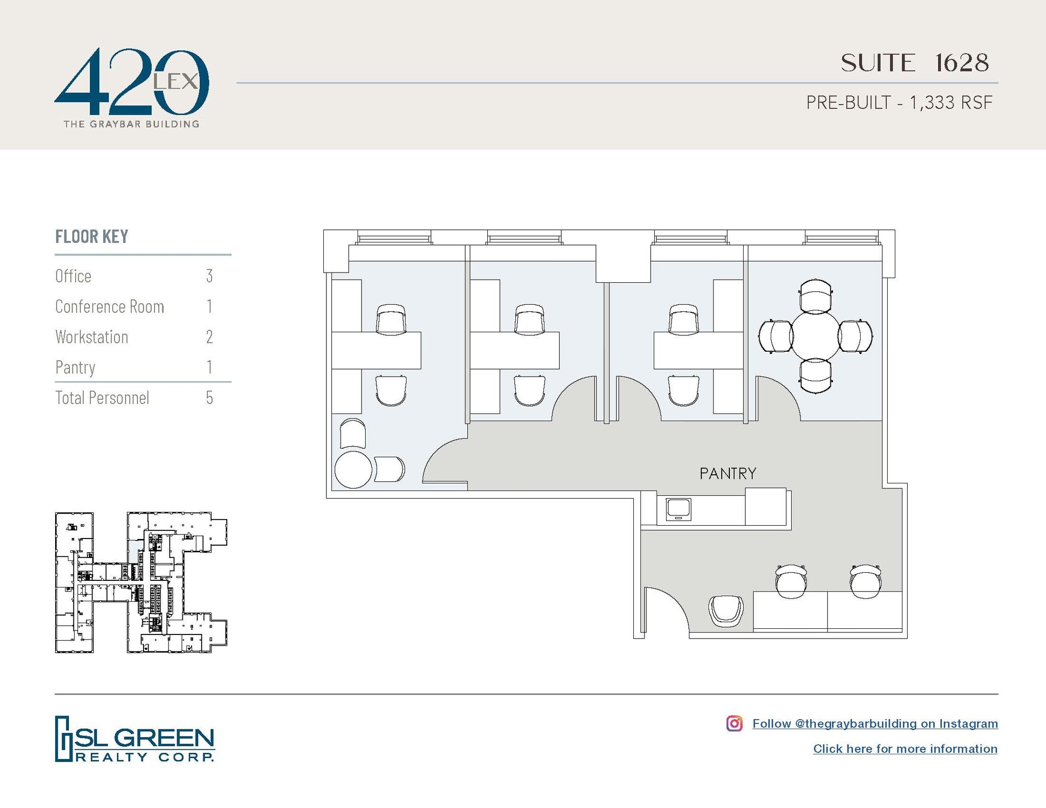 420 Lexington Ave, New York, NY à louer Plan d’étage– Image 1 sur 5