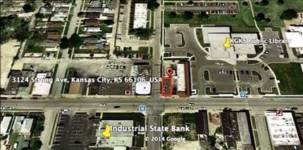 3124 Strong Ave, Kansas City, KS - VUE AÉRIENNE  vue de carte