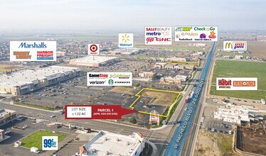 Swc Pacheco Boulevard & Ortigalita Rd, Los Banos, CA - VUE AÉRIENNE  vue de carte - Image1