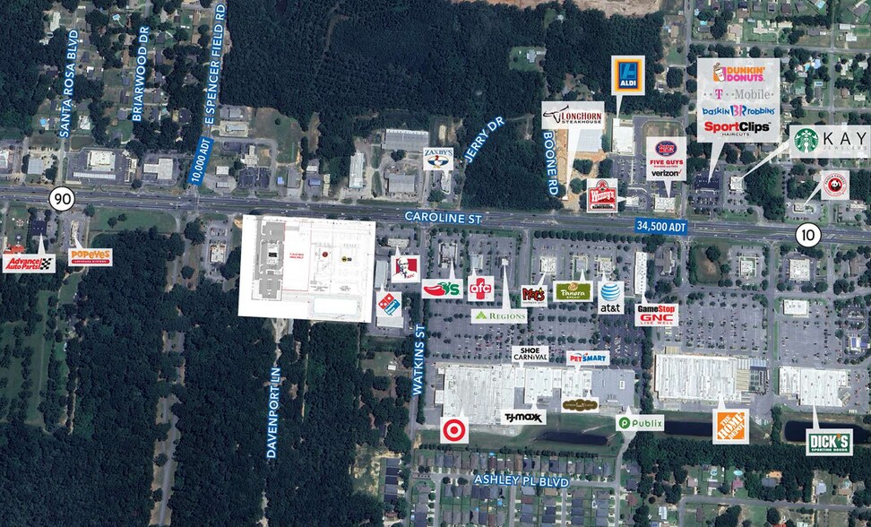 4641 U.S. 90 Hwy, Pace, FL à louer - Photo principale – Image 1 sur 1
