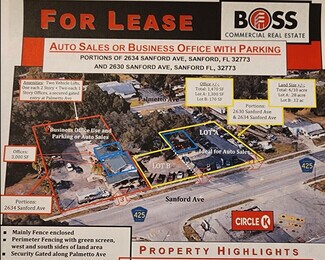 Plus de détails pour 2634 Sanford Ave, Sanford, FL - Local commercial à louer