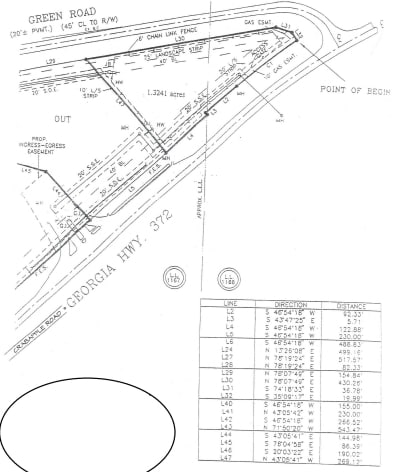 12496 Crabapple Rd, Alpharetta, GA à vendre - Plan cadastral – Image 2 sur 10