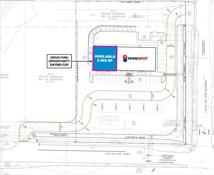 1210 FM 518 Rd, Kemah, TX à louer - Plan de site – Image 2 sur 2