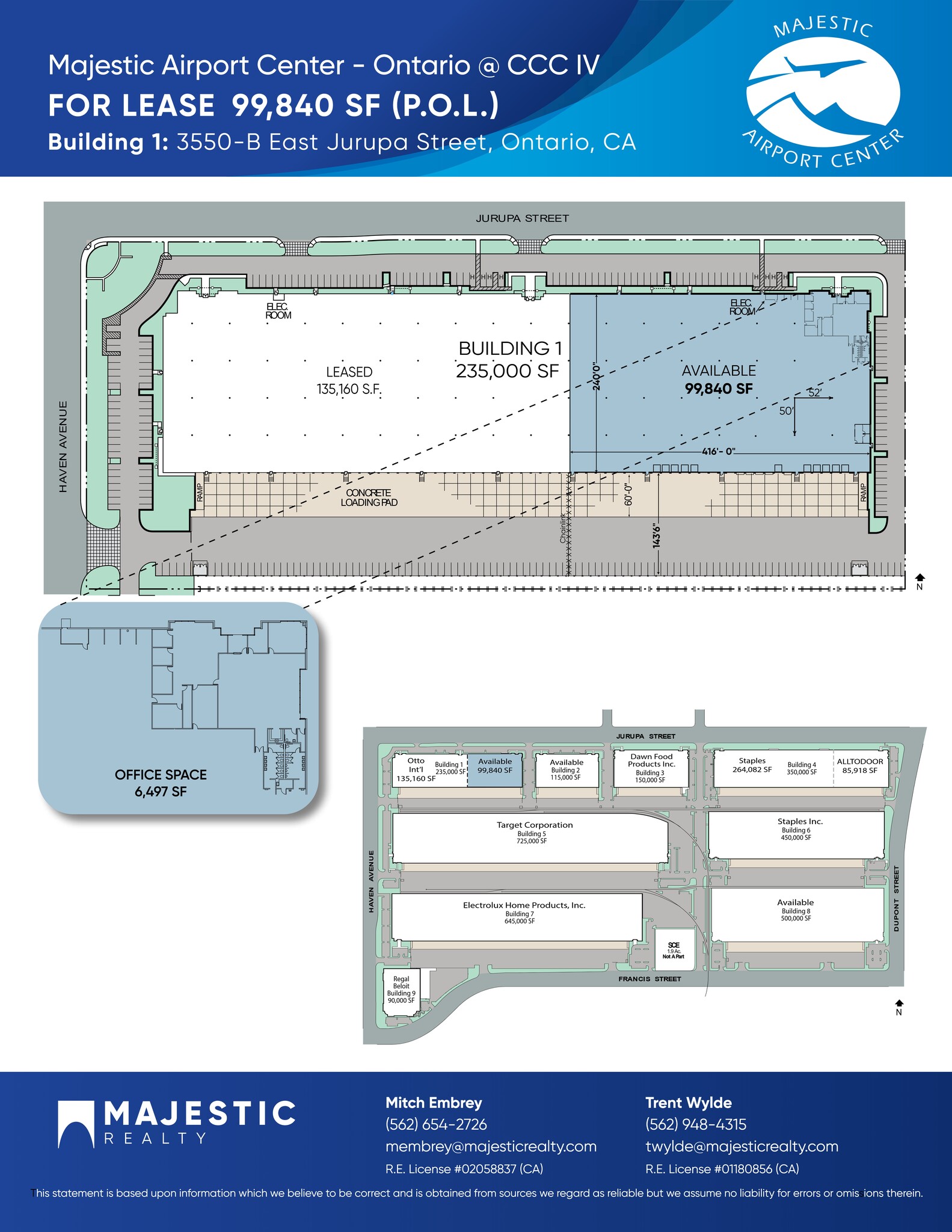 3550 E Jurupa St, Ontario, CA à louer Plan de site– Image 1 sur 12