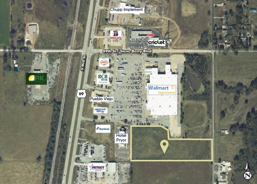 Oakwood Rd, Pryor, OK à vendre Aérien– Image 1 sur 2