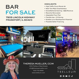 Plus de détails pour 7905 W Lincoln Hwy, Frankfort, IL - Local commercial à vendre
