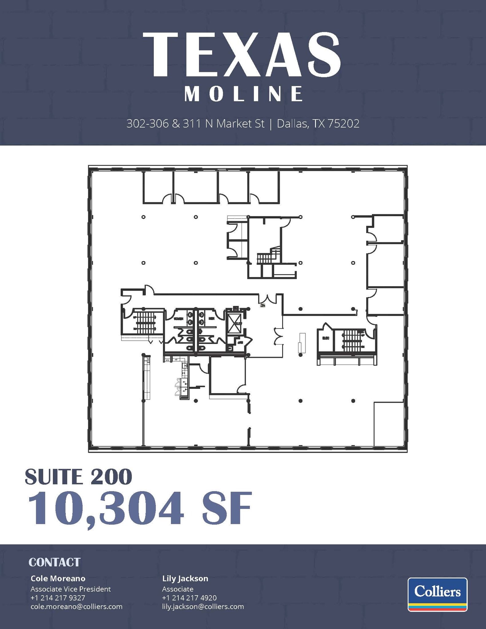311 N Market St, Dallas, TX à louer Plan d’étage– Image 1 sur 1