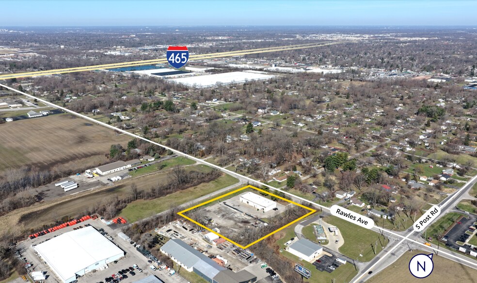 8901-8909 Rawles Ave, Indianapolis, IN à louer - Aérien – Image 2 sur 2