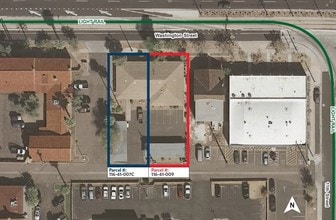 1013 & 1017 E Washington St, Phoenix, AZ - VUE AÉRIENNE  vue de carte
