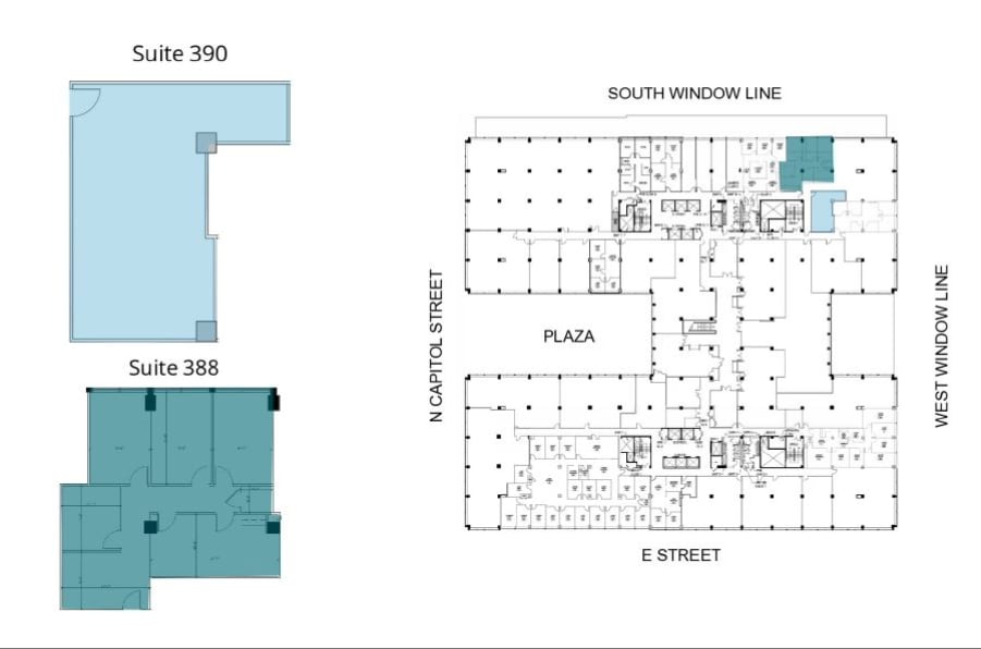 400-444 N Capitol St NW, Washington, DC à louer Plan d’étage– Image 1 sur 1