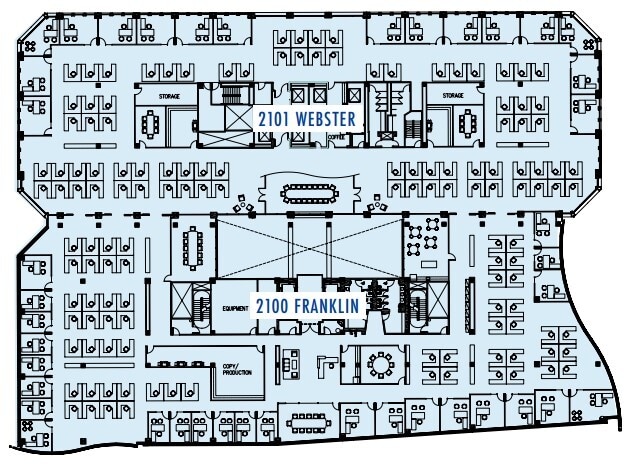 2101 Webster St, Oakland, CA à louer Plan d’étage– Image 1 sur 1