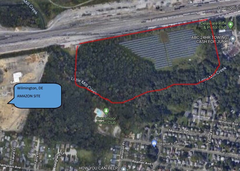 B & O Ln, Elsmere, DE à vendre - Aérien – Image 1 sur 2