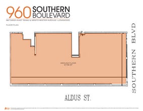 960 Southern Blvd, Bronx, NY à louer Plan d’étage– Image 2 sur 2