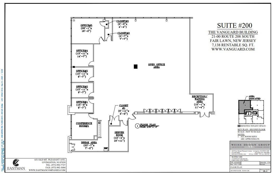 21-00 State Route 208, Fair Lawn, NJ à louer Plan d’étage– Image 1 sur 1