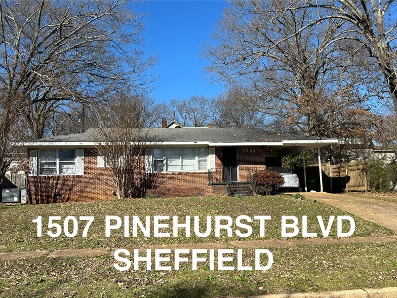 1507 Pinehurst Blvd, Sheffield, AL à vendre - Photo principale – Image 1 sur 1