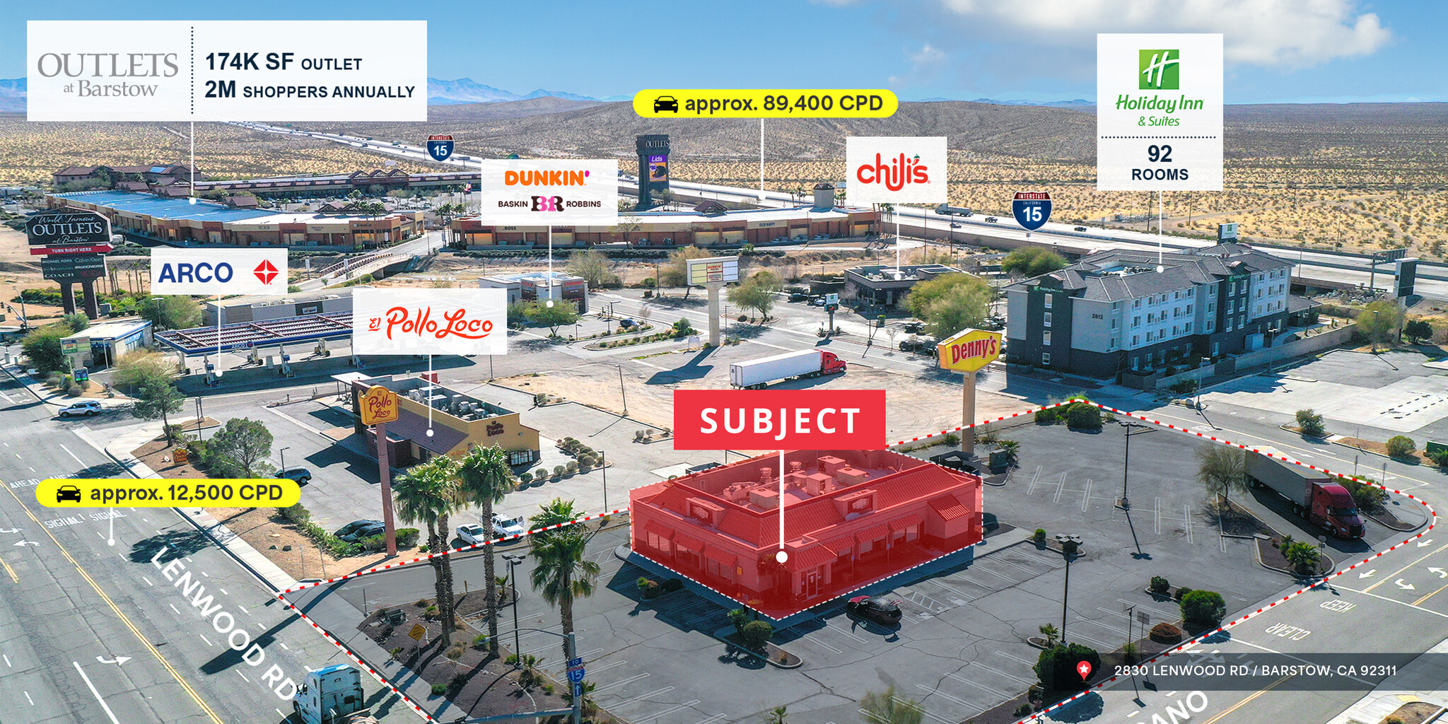 2830 Lenwood Rd, Barstow, CA à louer Photo de l’immeuble– Image 1 sur 5