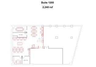 1023 15th St NW, Washington, DC à louer Plan d’étage– Image 1 sur 1