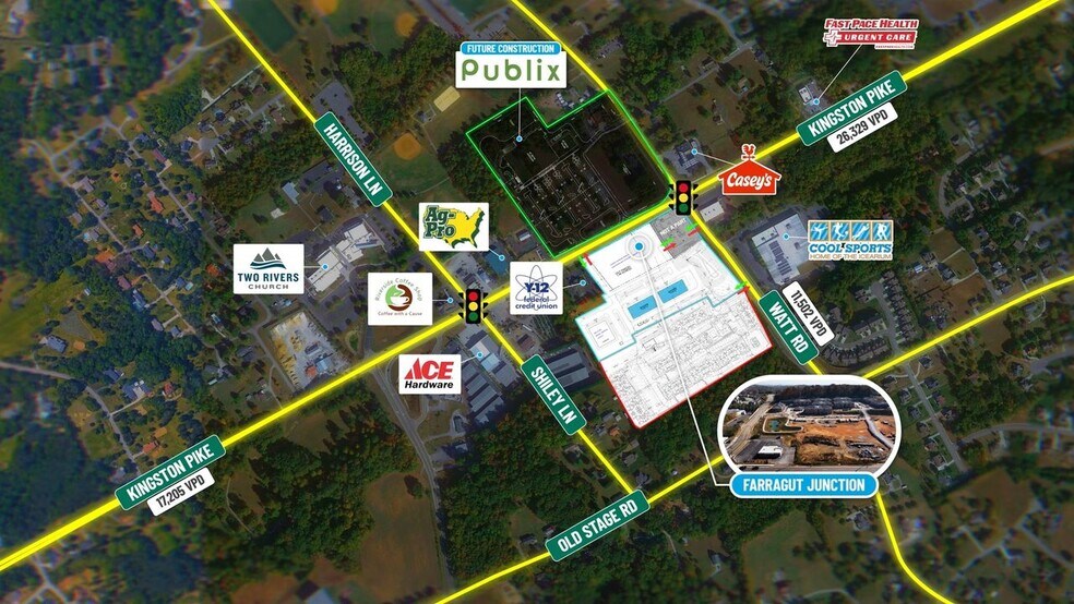 13140 Kingston Pike, Knoxville, TN à louer - Photo de l’immeuble – Image 3 sur 4