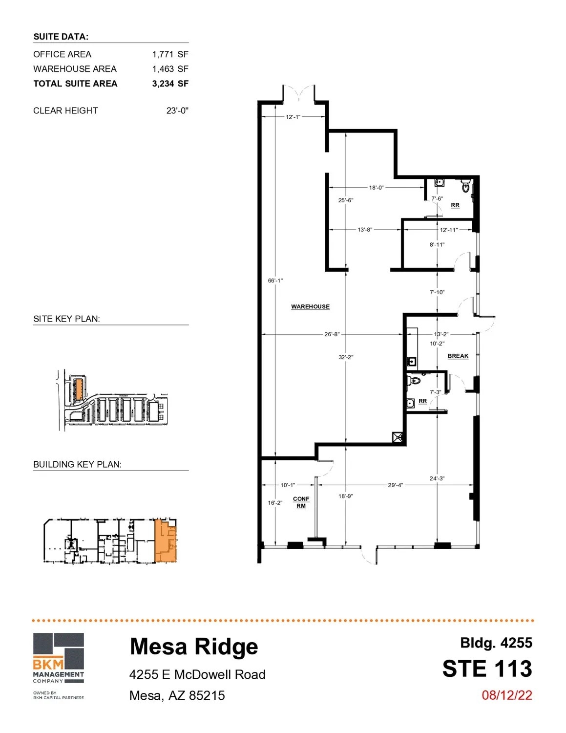 4215 E McDowell Rd, Mesa, AZ à louer Plan d’étage– Image 1 sur 6
