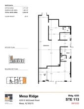 4215 E McDowell Rd, Mesa, AZ à louer Plan d’étage– Image 1 sur 6
