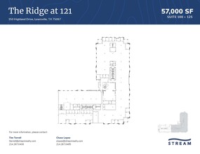350 Highland Dr, Lewisville, TX à louer Plan d’étage– Image 2 sur 2