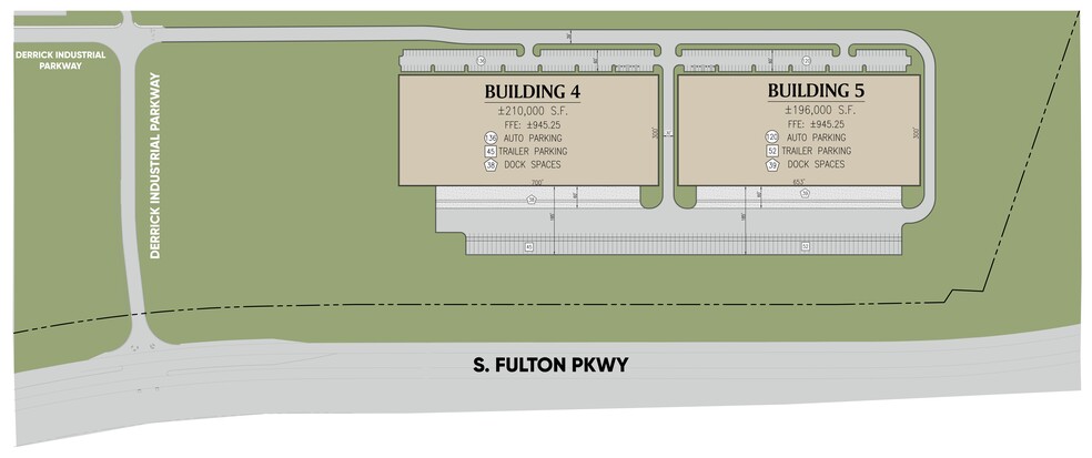 S Fulton Pky, Union City, GA à louer - Plan de site – Image 2 sur 2