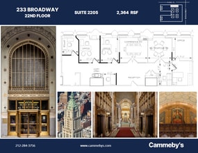 233 Broadway, New York, NY à louer Plan d’étage– Image 1 sur 1