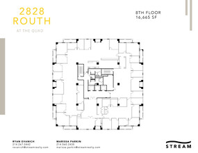 2828 Routh St, Dallas, TX à louer Plan d’étage– Image 1 sur 1