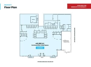 3109-3111 Stevens Creek Blvd, San Jose, CA à louer Plan d’étage– Image 1 sur 1