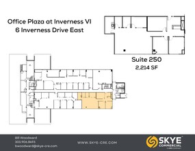 6 Inverness Ct E, Englewood, CO à louer Plan d’étage– Image 1 sur 1