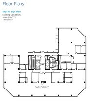 8410 W Bryn Mawr Ave, Chicago, IL à louer Plan d’étage– Image 2 sur 2