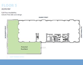 600 California St, San Francisco, CA à louer Plan d’étage– Image 1 sur 1