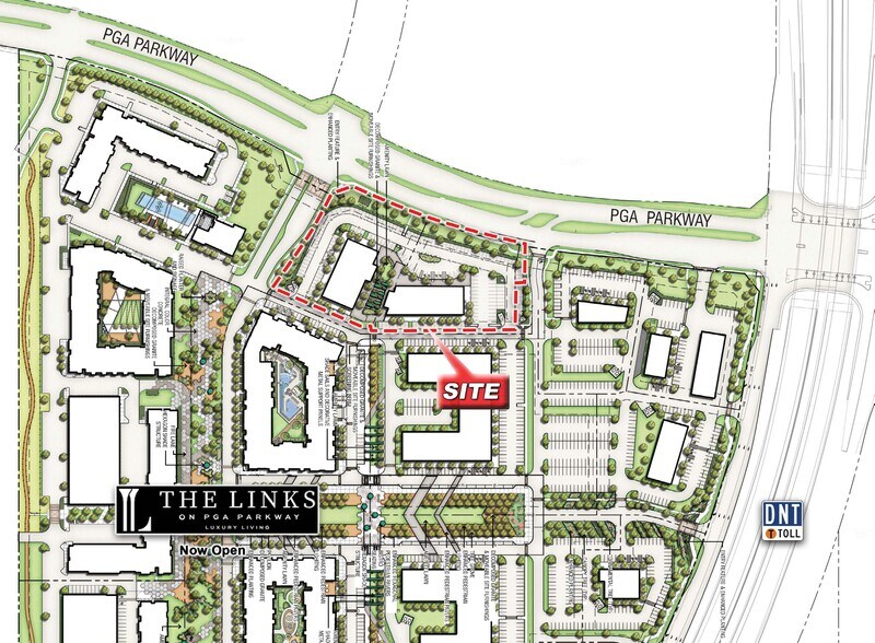 SWQ of Dallas North Tollway & PGA Pkwy, Frisco, TX à louer - Plan de site – Image 2 sur 14