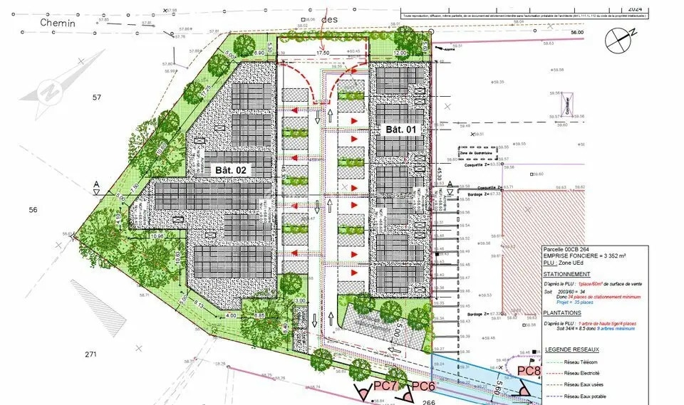 Local d'activités dans Lunel à vendre - Plan de site – Image 2 sur 4