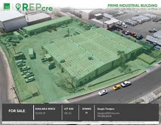 Plus de détails pour 4673 Osborne Dr, El Paso, TX - Industriel/Logistique à vendre