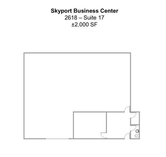 2618 W 1st St, Tempe, AZ à louer Plan d’étage– Image 1 sur 1