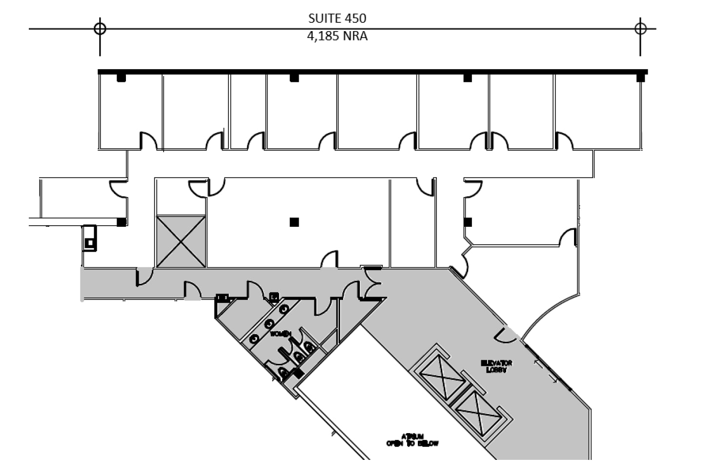 9432 Katy Fwy, Houston, TX à louer Plan d’étage– Image 1 sur 1