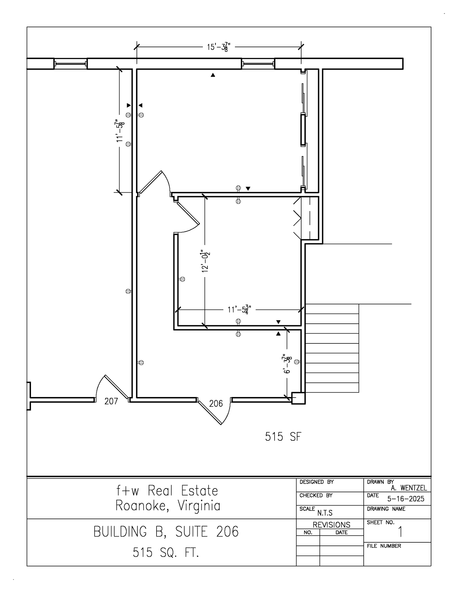 3130 Chaparral Dr, Roanoke, VA à louer Plan d’étage– Image 1 sur 1