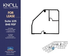 15400 Knoll Trail Dr, Dallas, TX à louer Plan d’étage– Image 1 sur 1