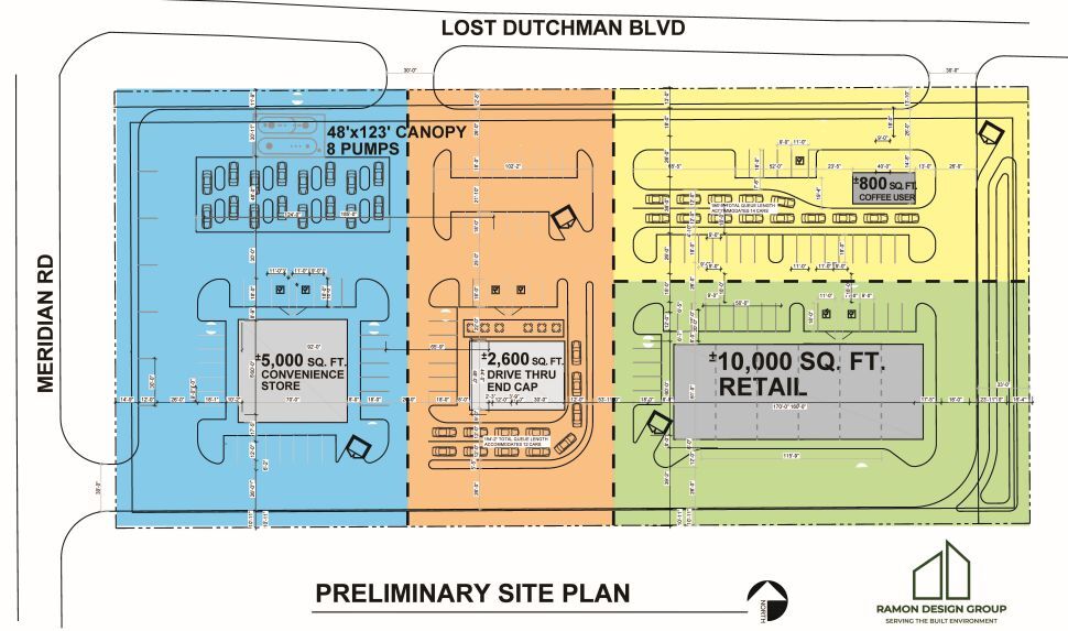 SEC Meridian & Lost Dutchman, Apache Junction, AZ à vendre - Plan de site – Image 2 sur 5