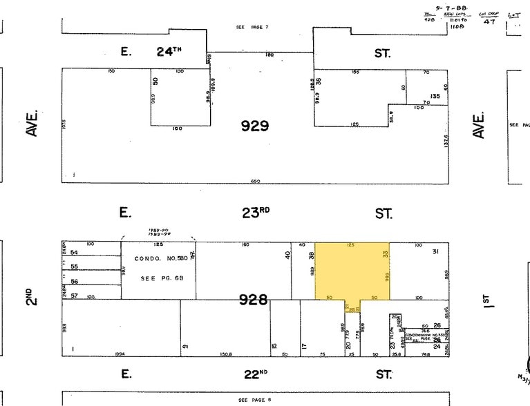 340 E 23rd St, New York, NY à vendre - Plan cadastral – Image 2 sur 5
