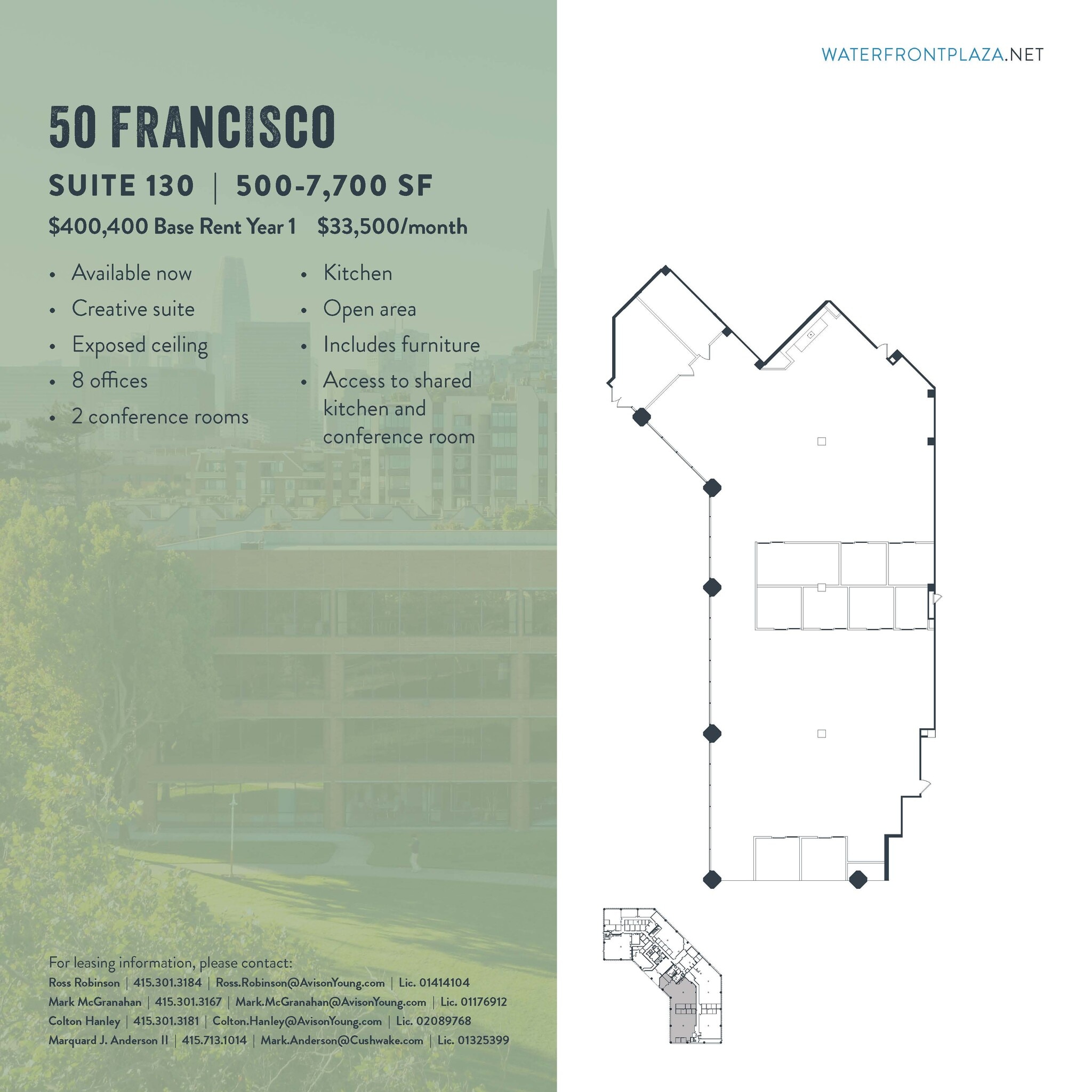 1700 Montgomery St, San Francisco, CA à louer Plan d’étage– Image 1 sur 1